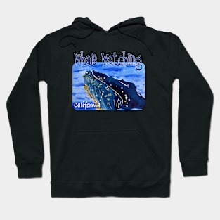 Whale Watching, California Hoodie